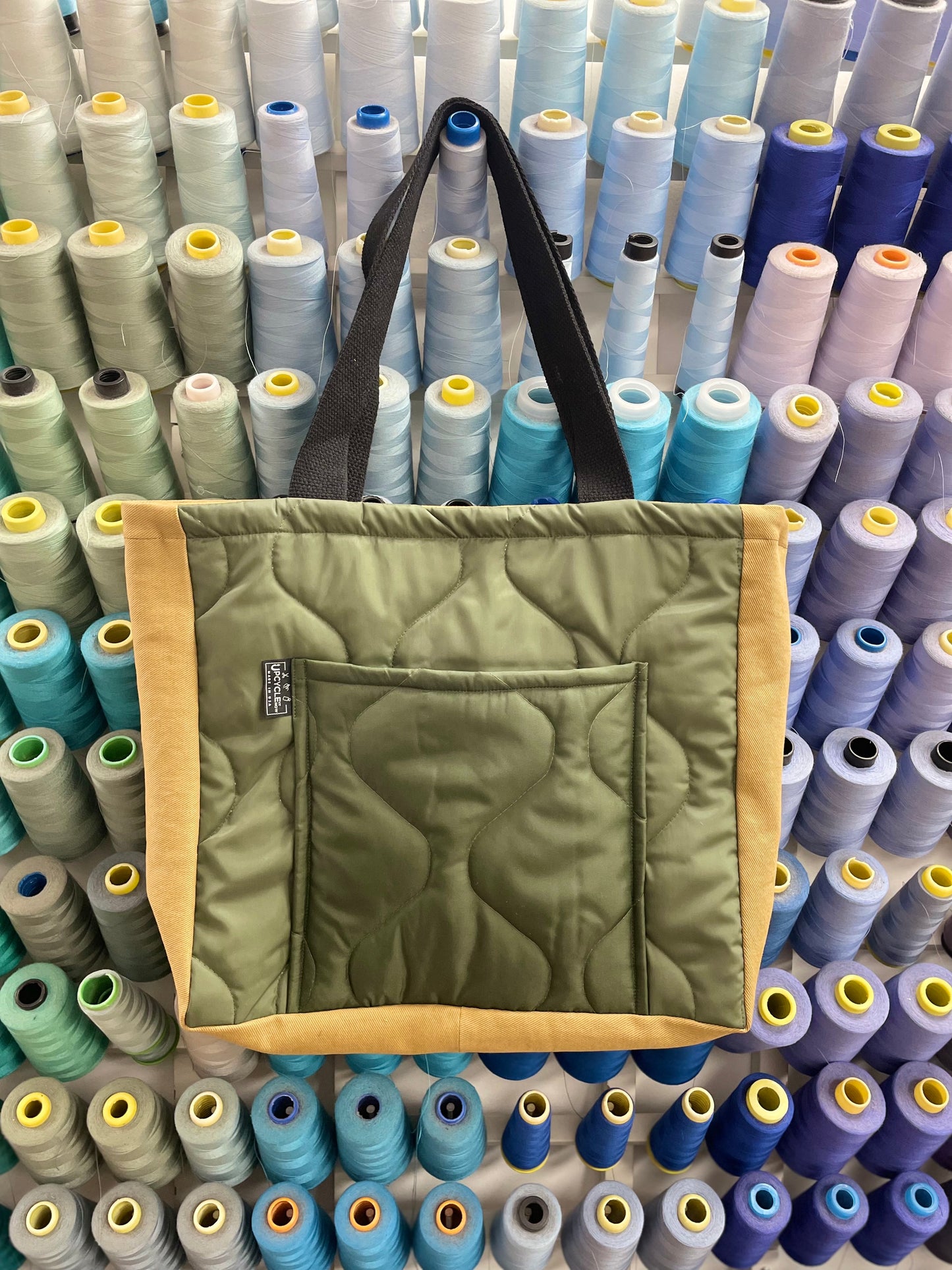Canvas and Puff Tote